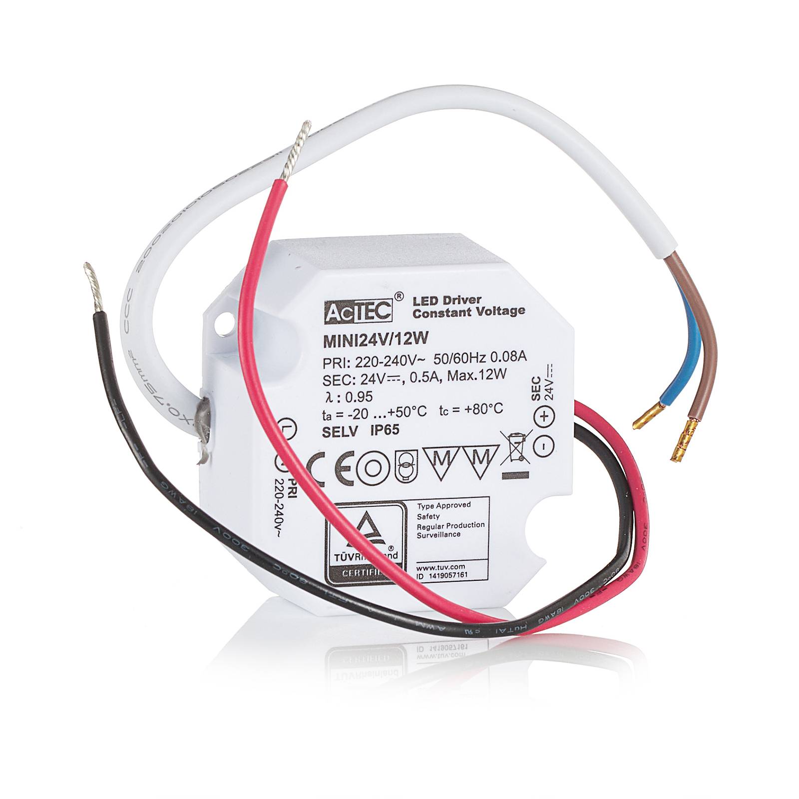 AcTEC Mini sterownik LED CV 24V 12W IP65