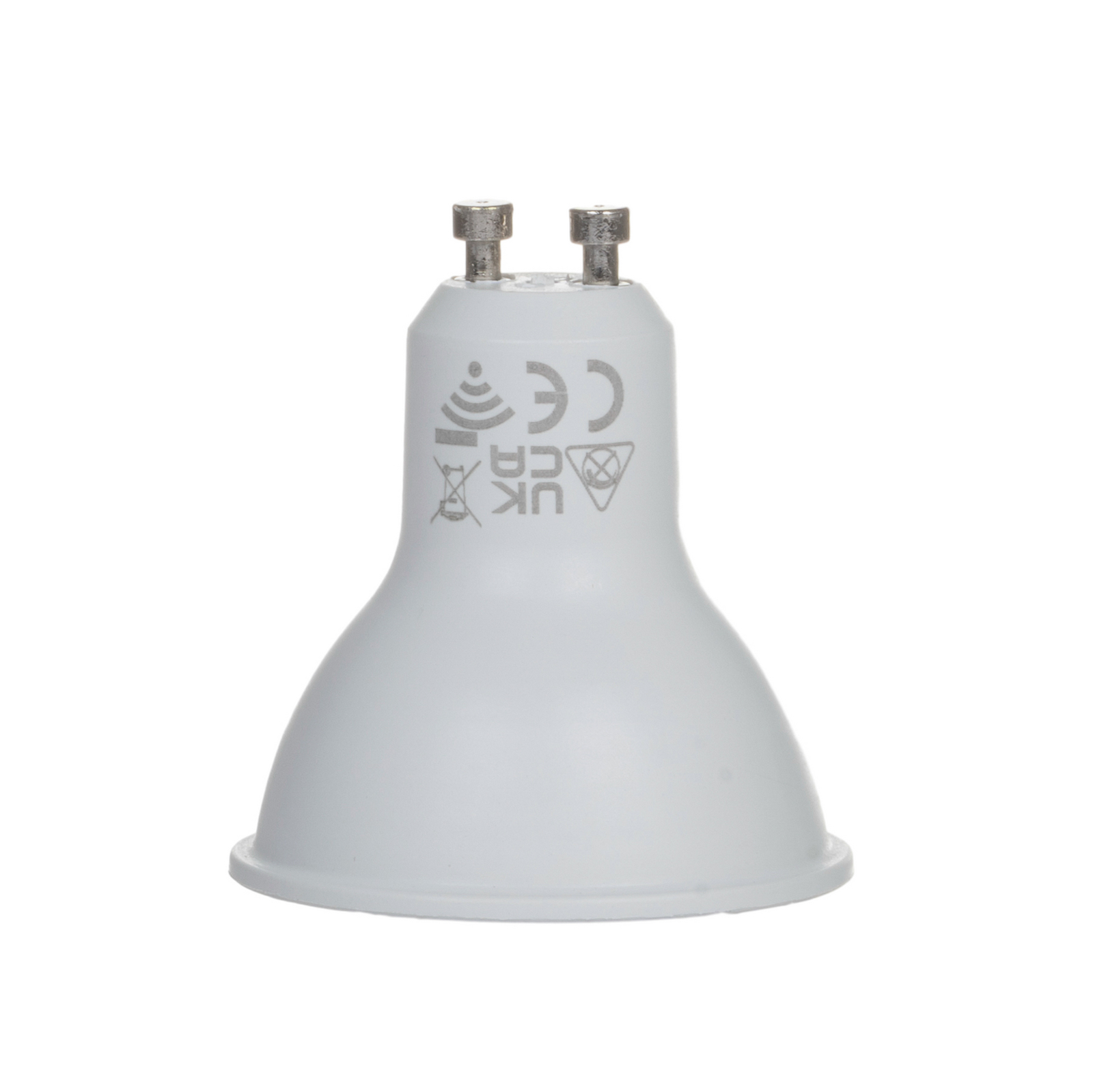 Smart LED-GU10-Reflektor Plastik 7W WLAN opal 827