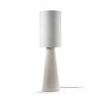 04 WHITE EARTH gulvlampe, papmaché, hør, højde 176 cm, E27 – Serax