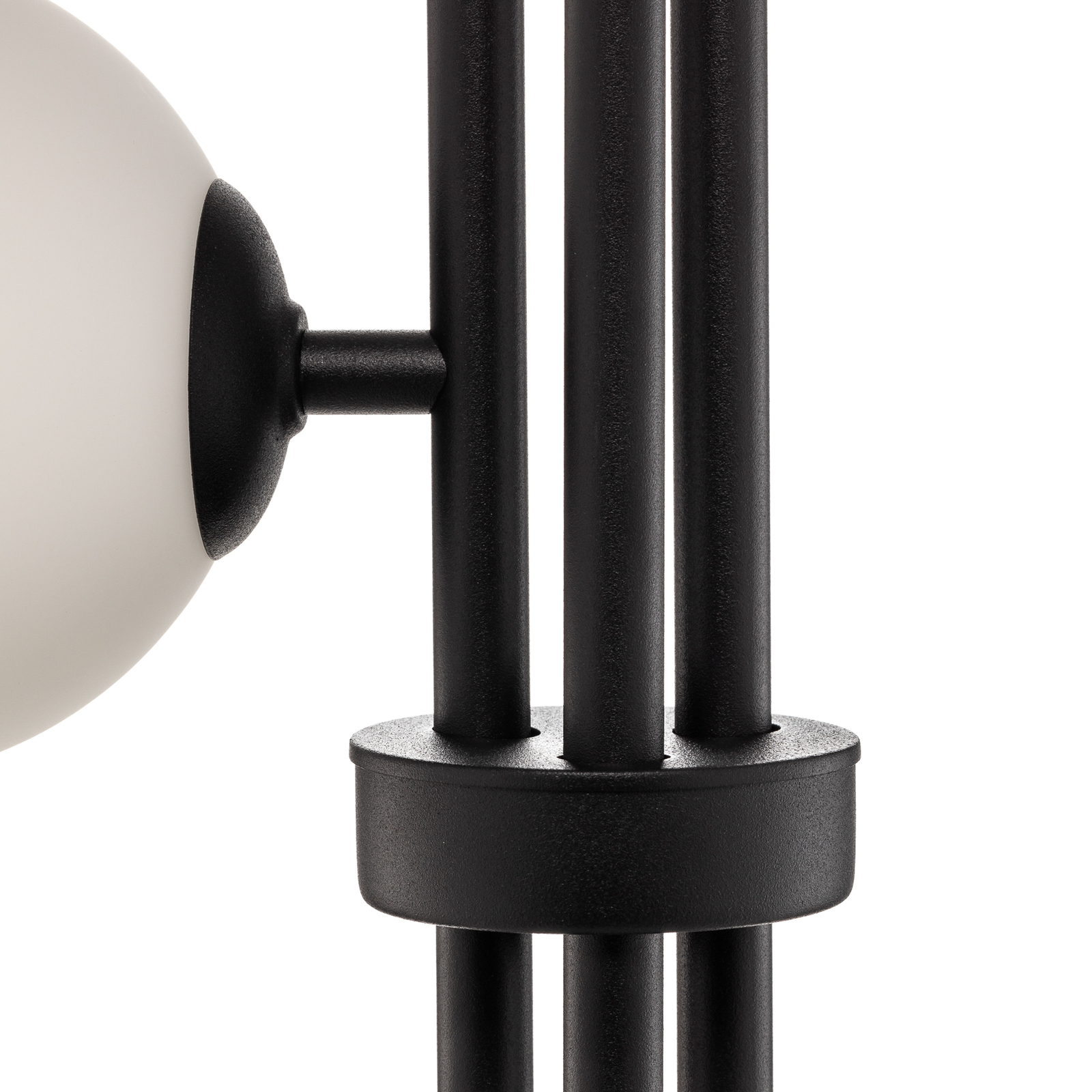 Vloerlamp 1073A1, 3-lamp, zwart