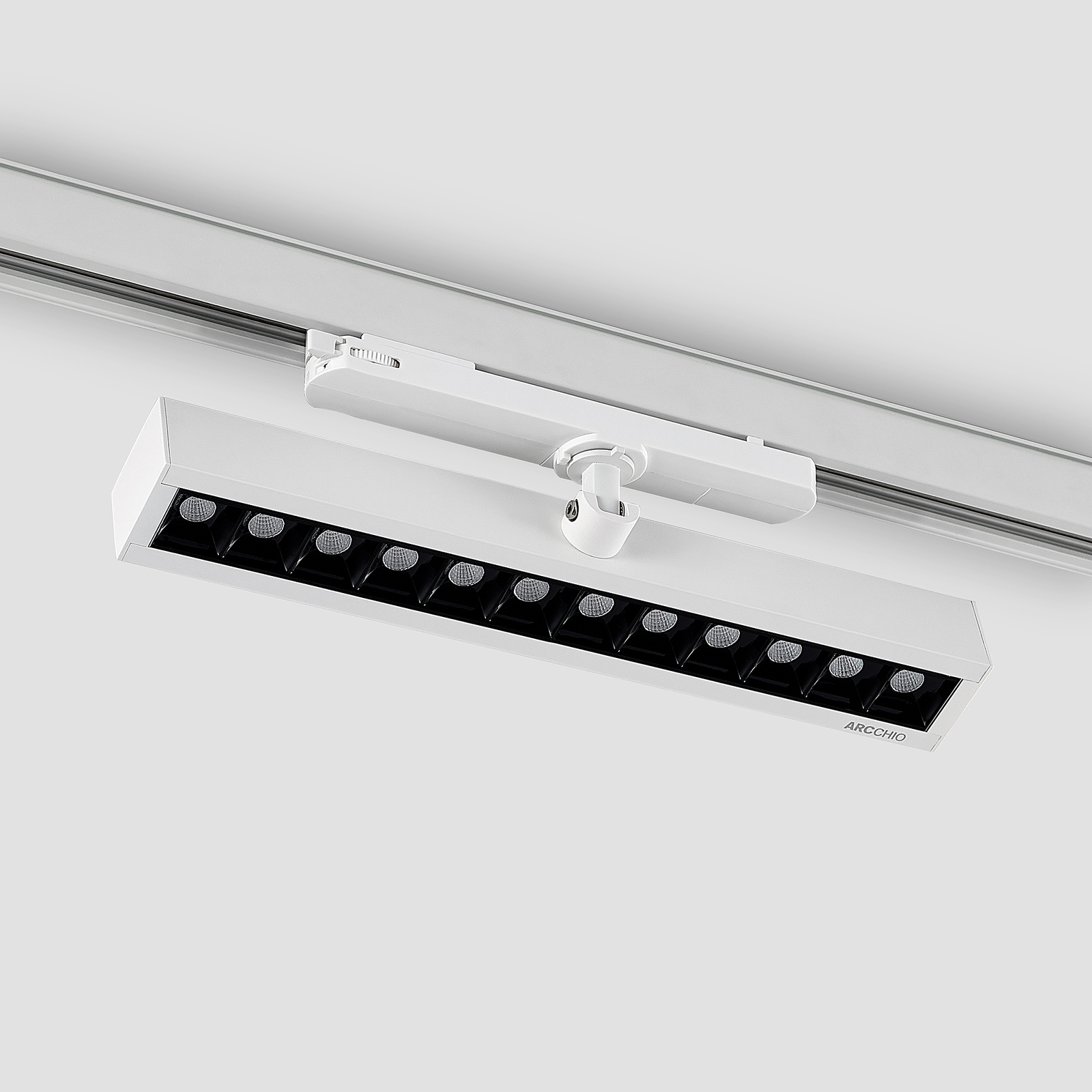 Arcchio Millay LED-3-Phasen-Schienenstrahler weiß