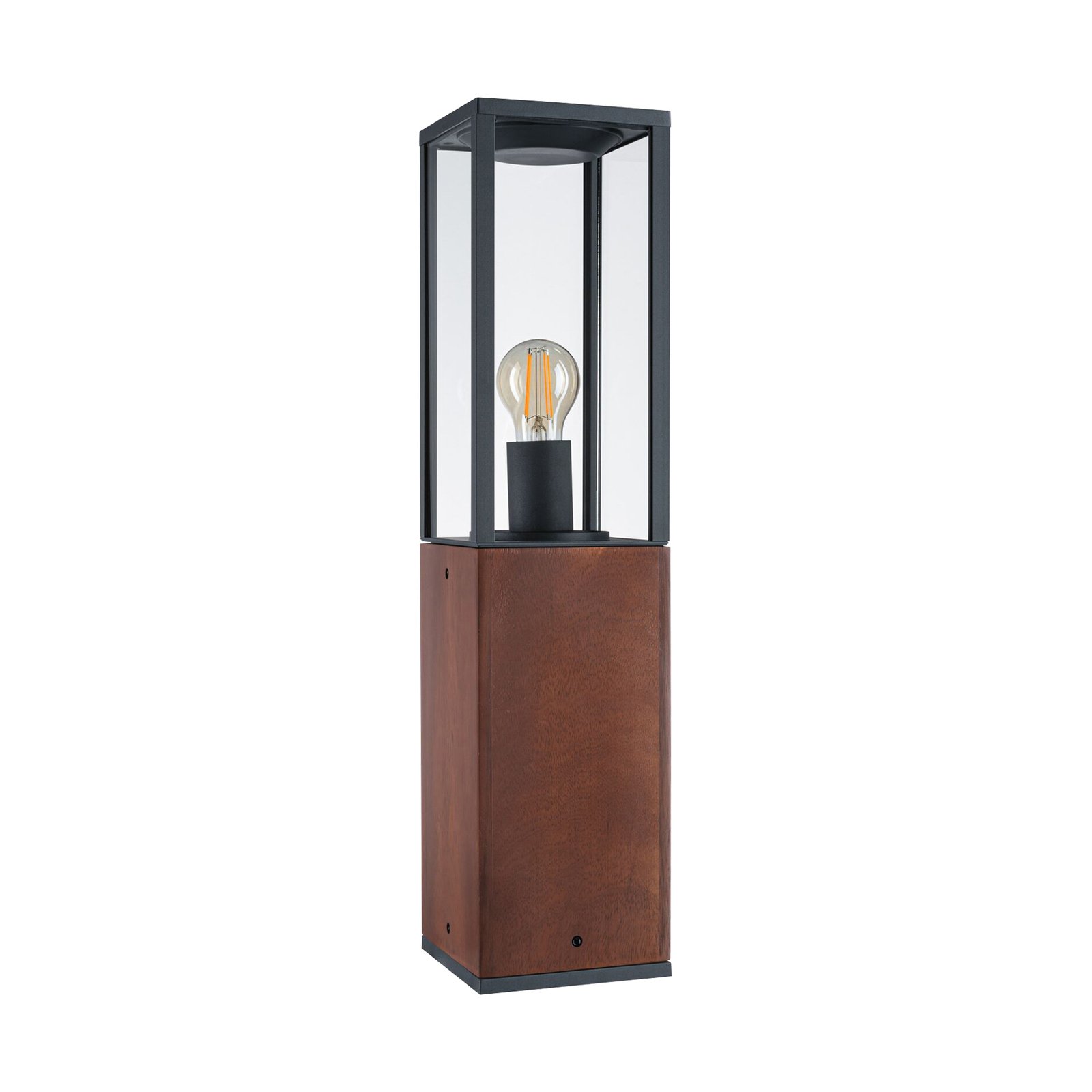 Paulmann Timba luminaire pour socle avec bois, hauteur 60 cm