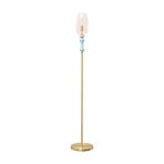 Lampe sur pied KARE Allegra, doré/bleu/rose, hauteur 165 cm, E14