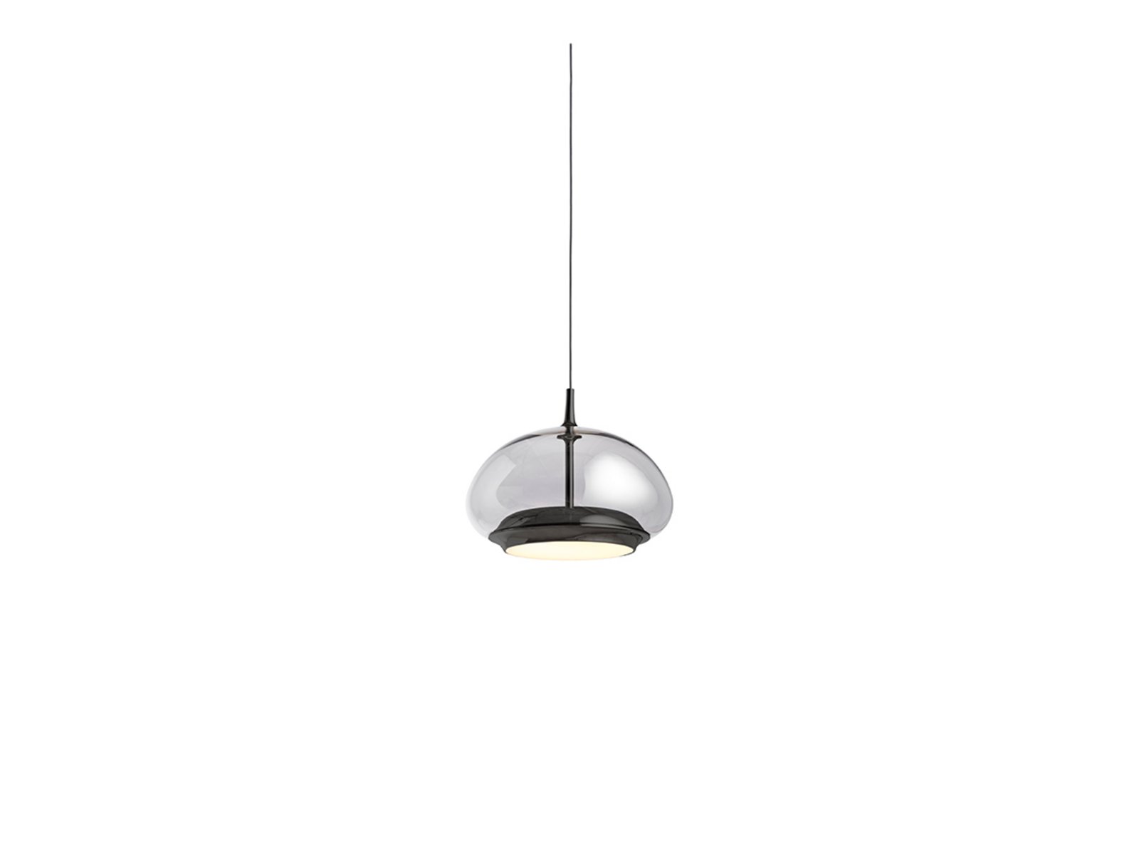 Avalon Lustră Pendul Smoked/Black Chrome - Loom Design