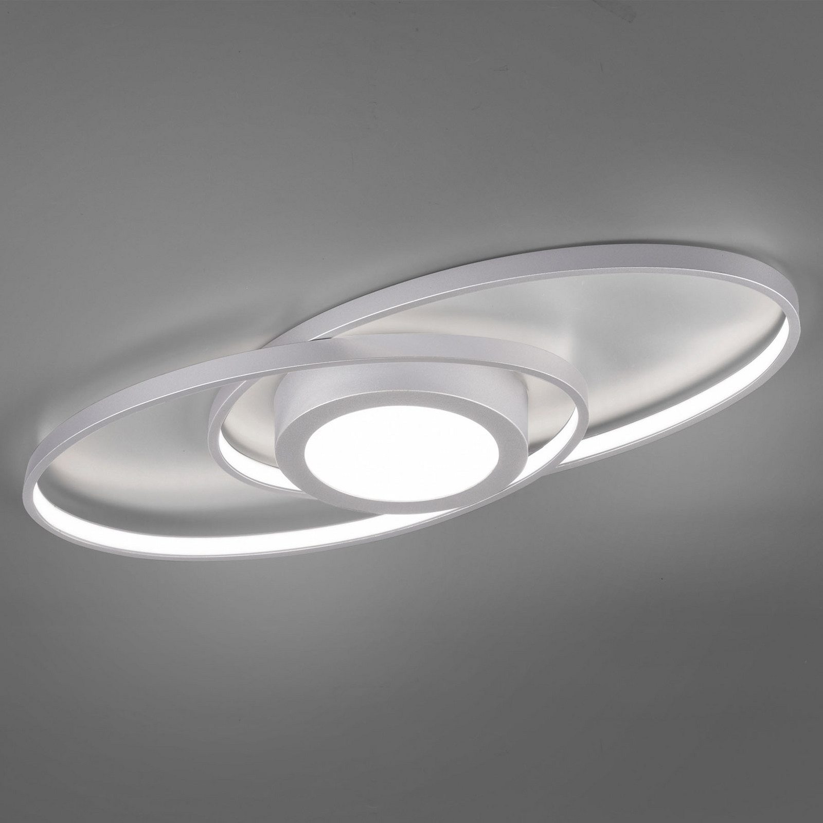 Reality Leuchten Plafonieră LED Galaxy dimabilă culoare titan - Camera de zi / sufragerie - modern - de culoarea titanului - Metal