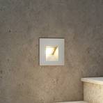 Arcchio Zamo stenska svetilka za vgradnjo, srebrna, G9, IP65