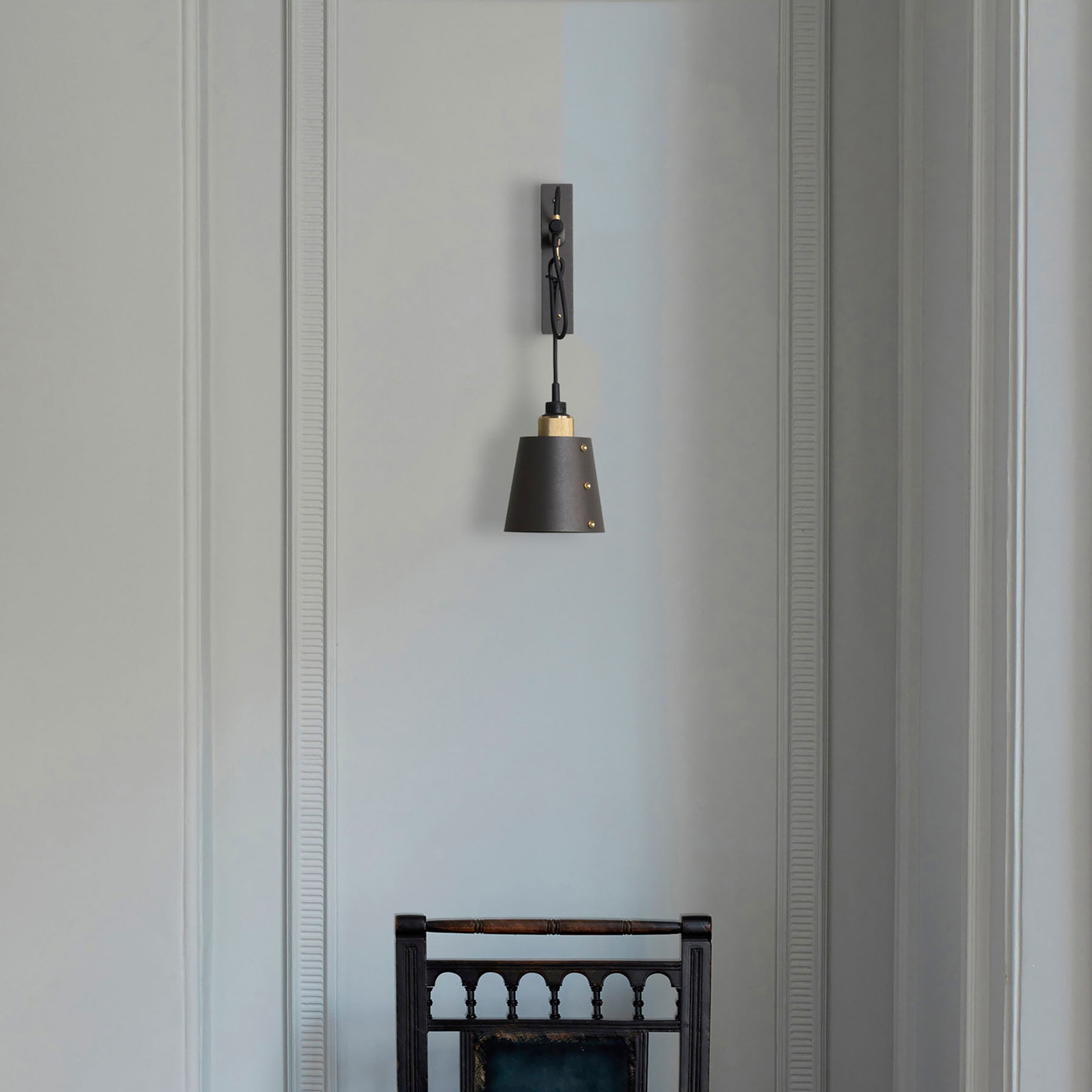 Buster + Punch Hooked Wall small graphite/brass