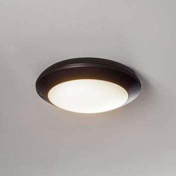 LED venkovní stropní světlo Berta, černé, CCT