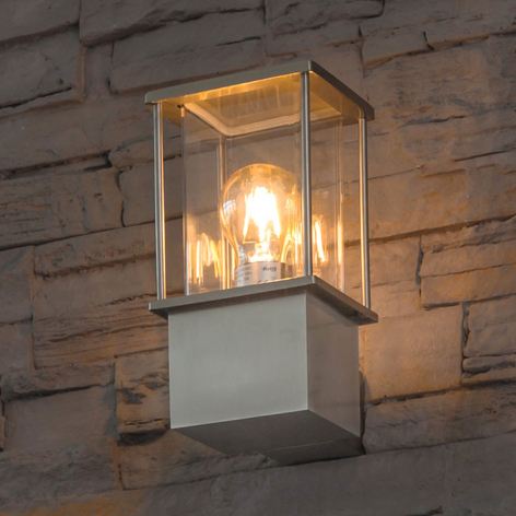 Edelstahl-Wandlampe Rhodos