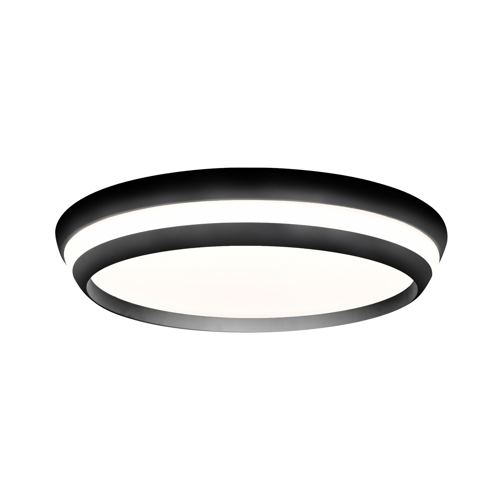LED-Deckenlampe Cepa RGBW CCT schwarz Ø 45 cm