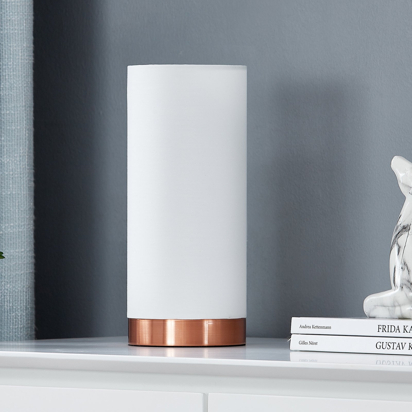 Ronja Pöytävalaisin Opal/Copper - Lindby