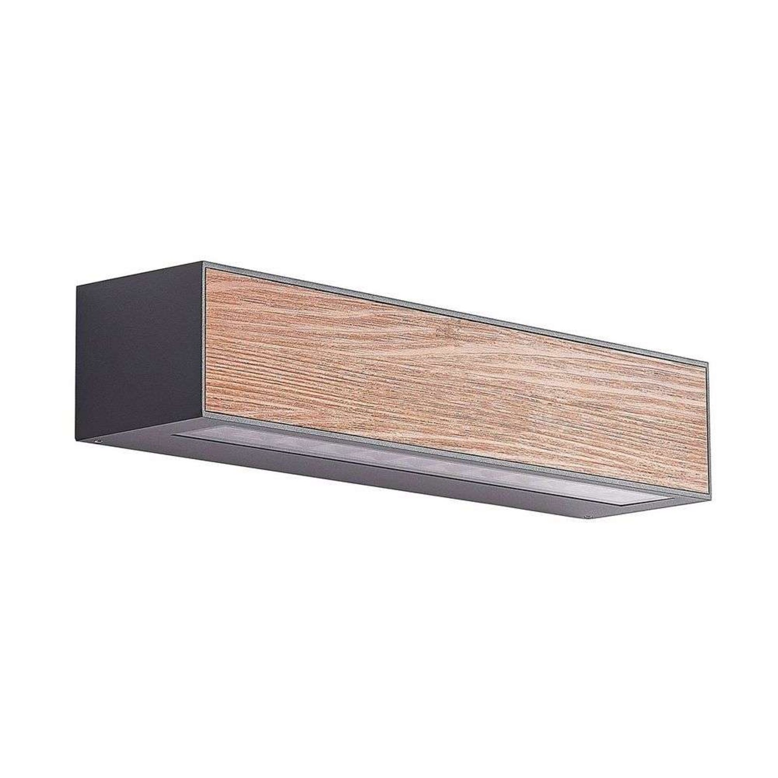 Miraz LED Venkovní Nástěnné Svítidlo Dark Grey/Dark Wood - Arcchio