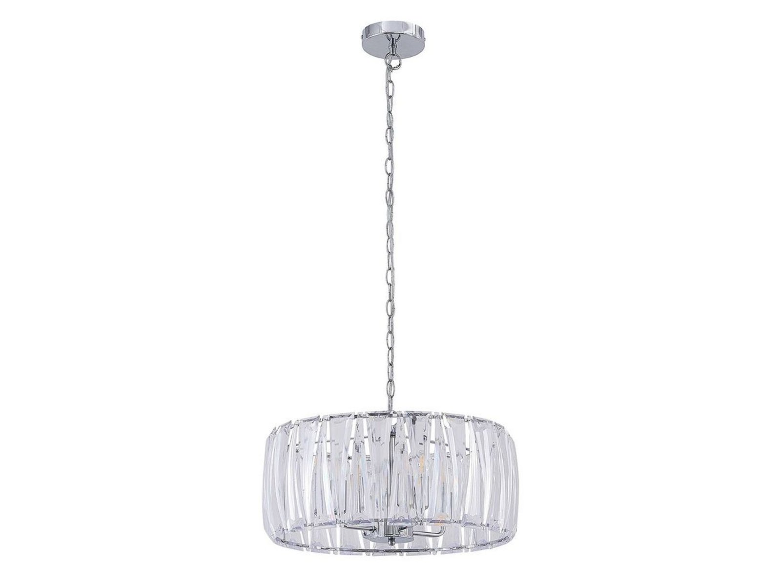 Sofia Pendant Ø46 Transparent/Chrome - Lindby