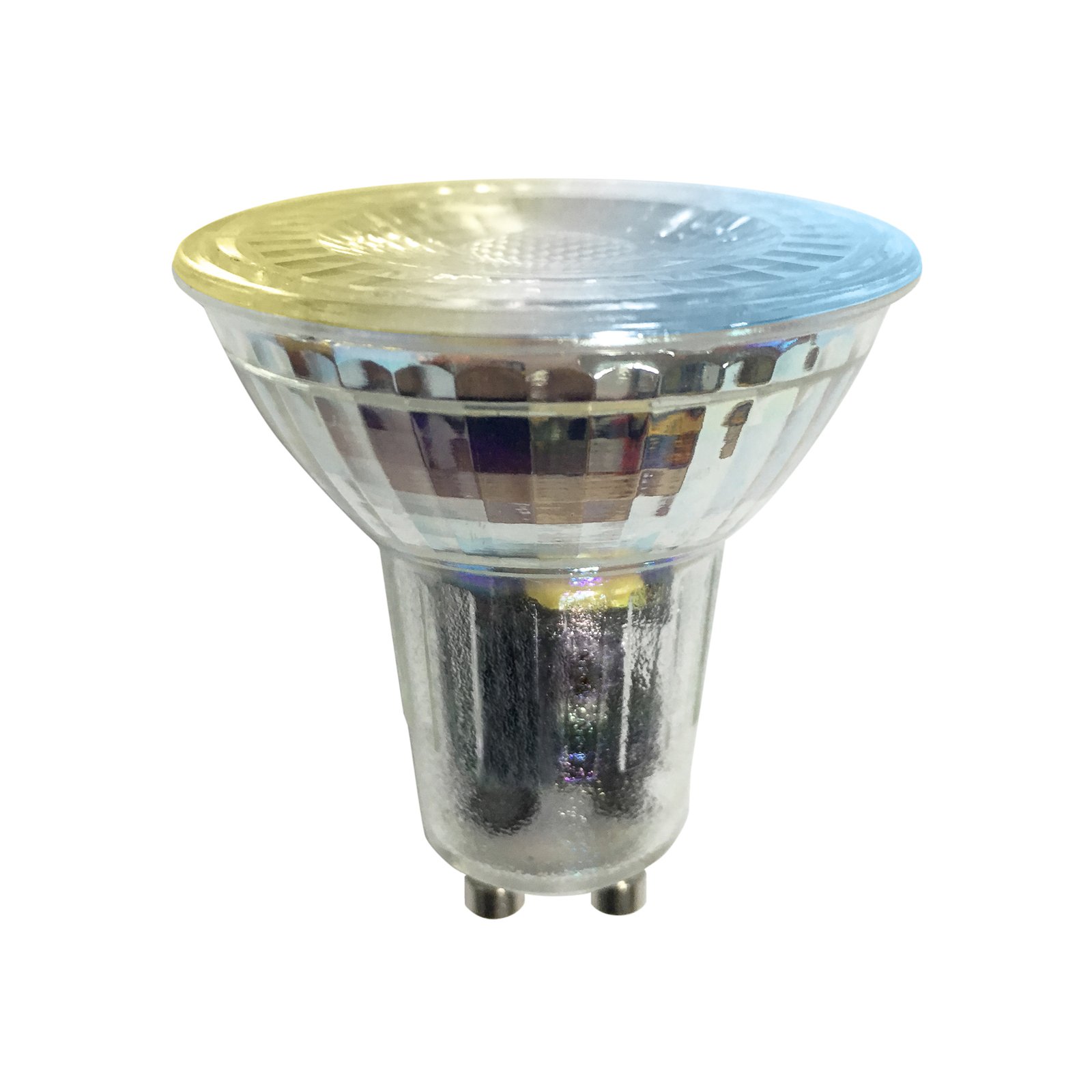 LUUMR Smart LED žiarovka 3ks GU10 sklo 4,7W číra Tuya