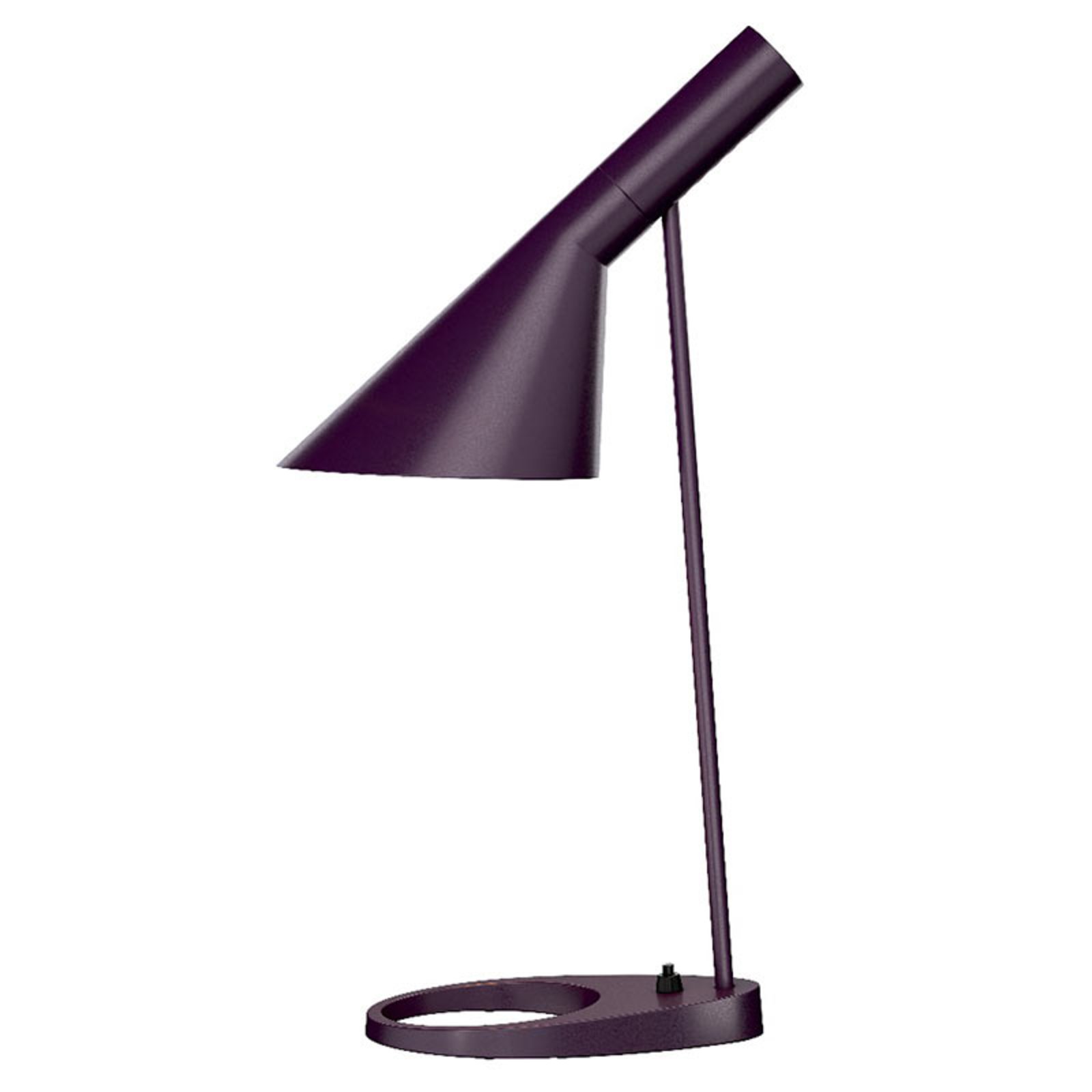 Louis Poulsen AJ - designer table lamp, aubergine