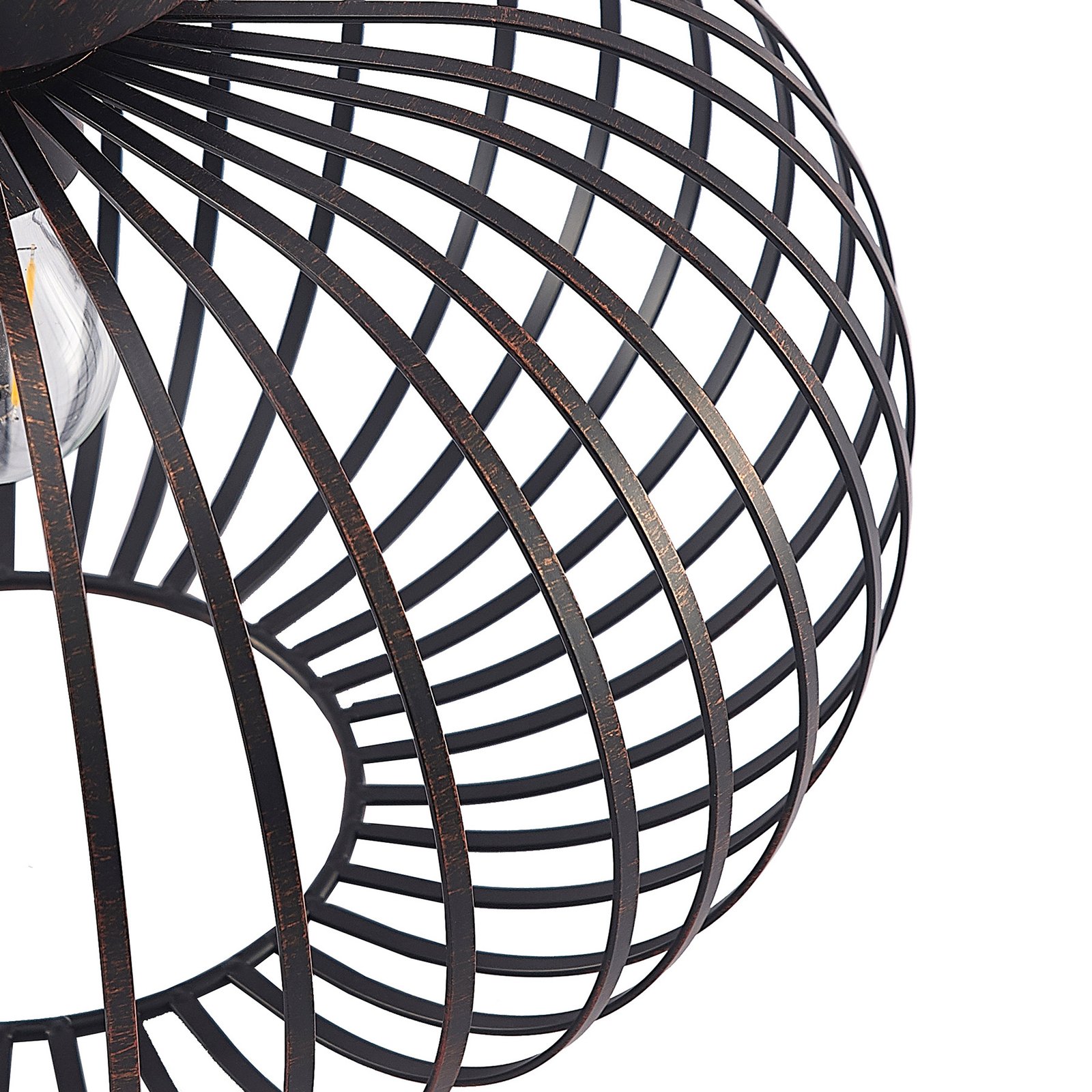 Rosalea Deckenleuchte Black/Copper - Lindby