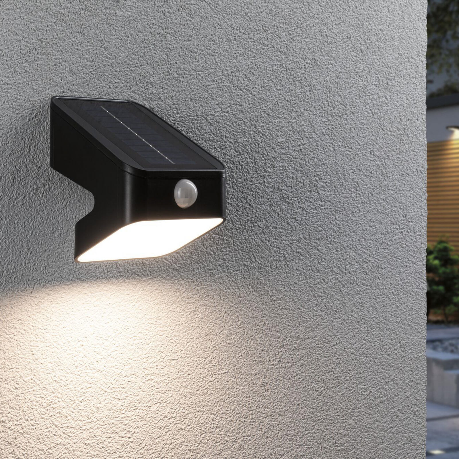 Applique d'extérieur solaire Paulmann Lesly, anthracite, capteur, IP65