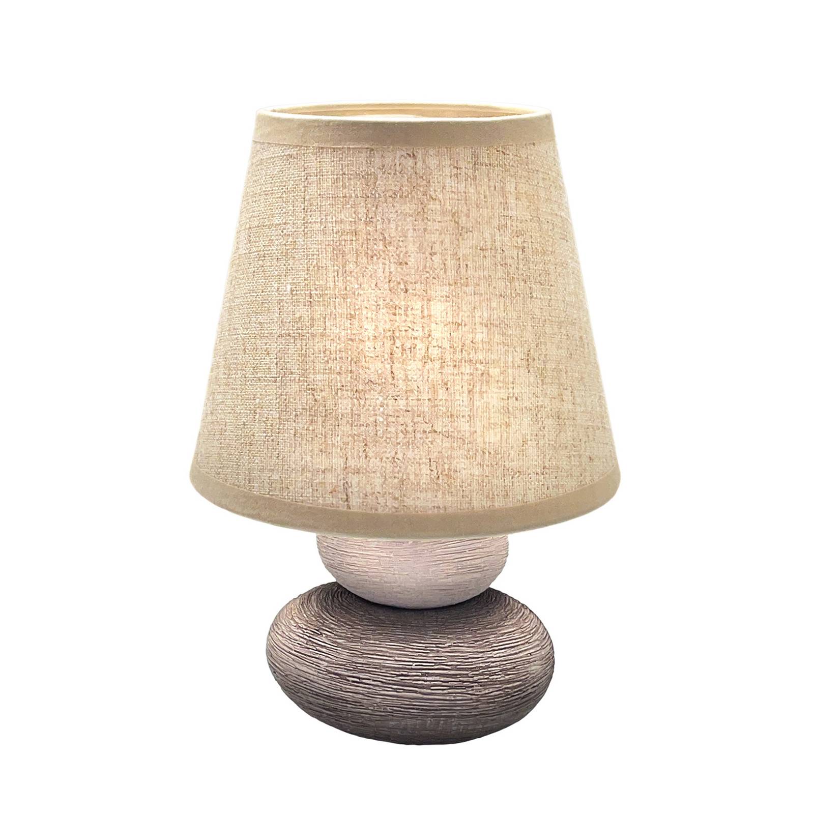 Lampe à poser Bella 21,5 cm haut brun/brun clair