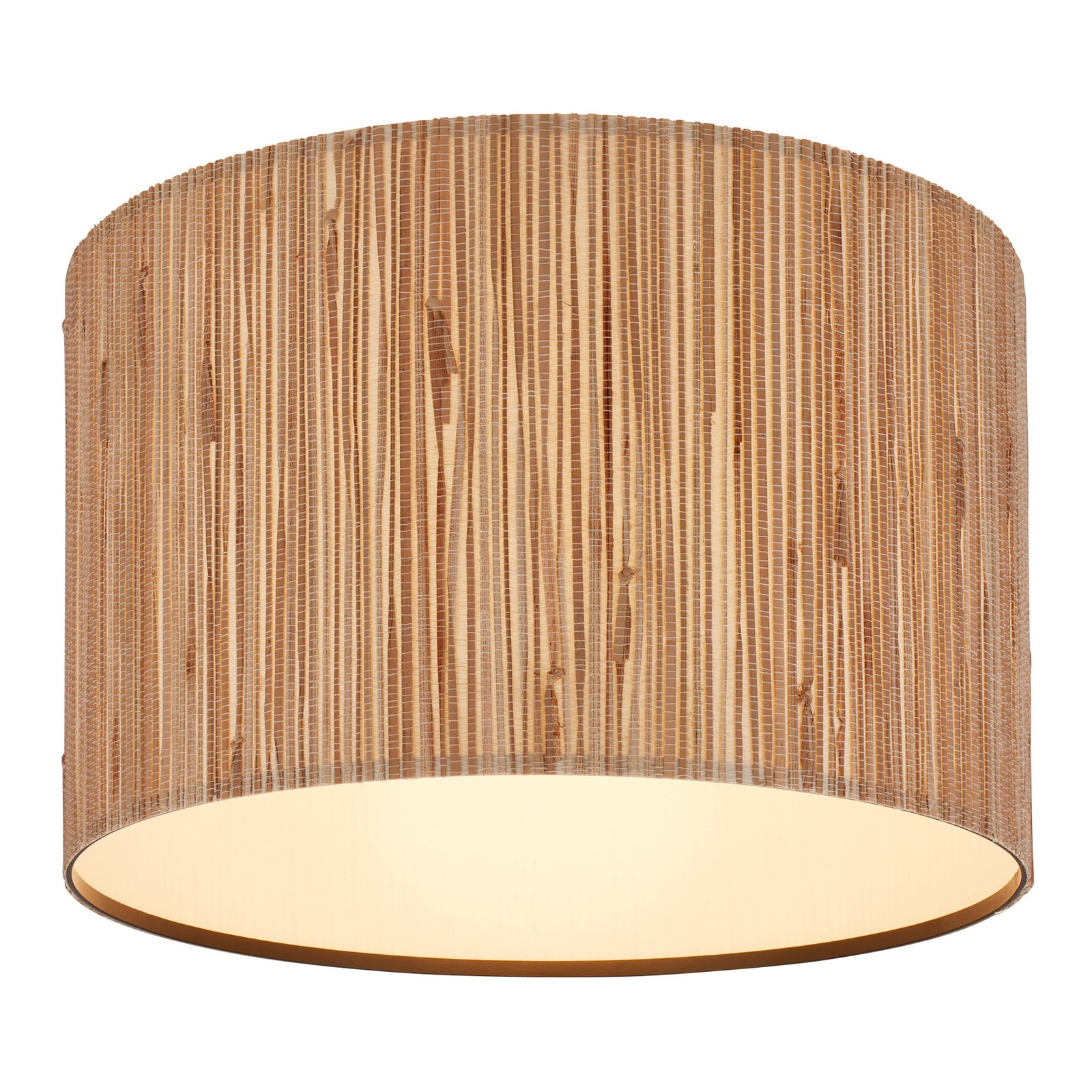 Slama ceiling light, natural colour, Ø 35 cm, seagrass, E27