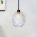 IT'S ABOUT ROMI Suspension Venice, ovale, transparente, verre, E27