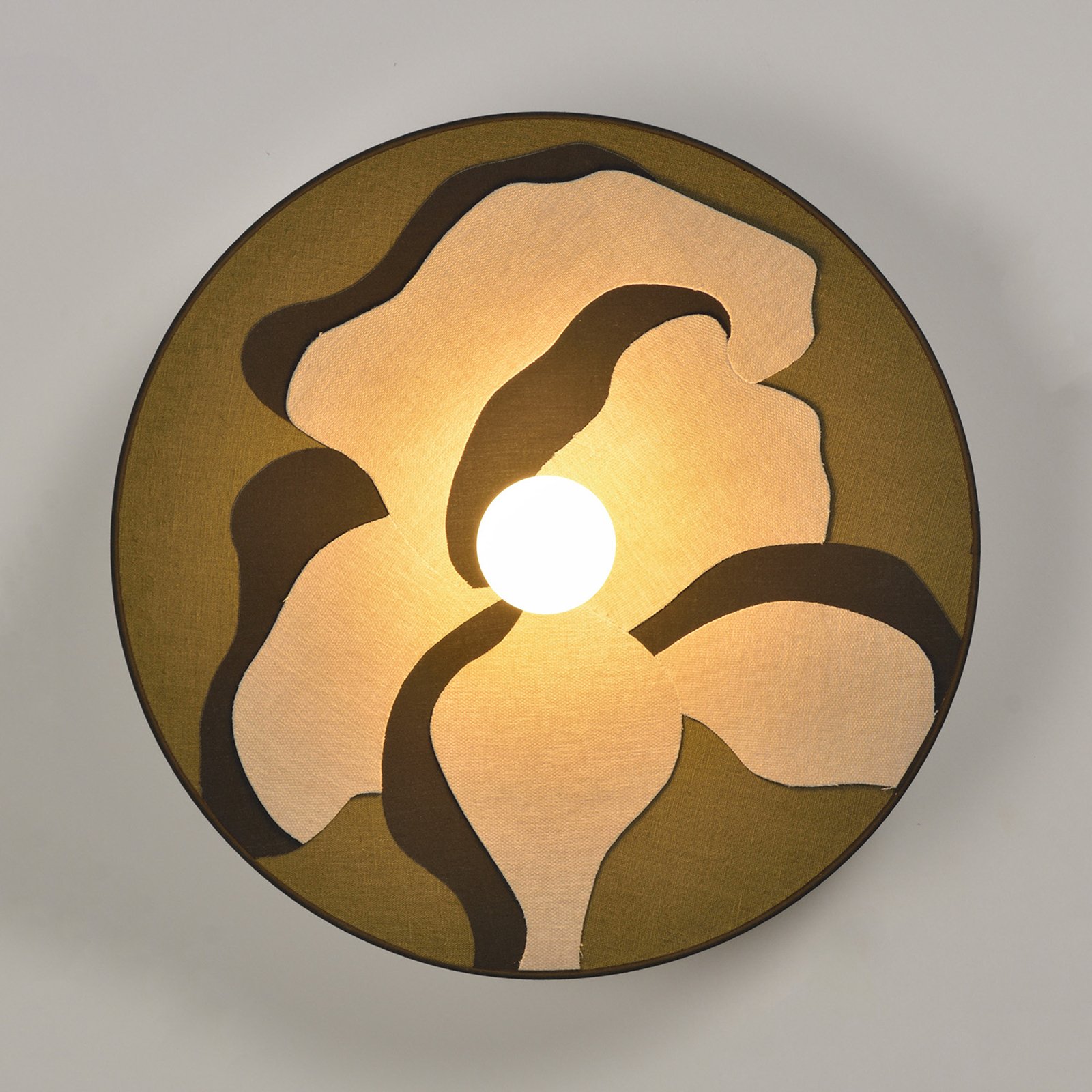 Sonia Laudet Wandlampe Ø 60 cm khaki - MARKET SET Sonia Laudet Wandlampe Ø 60 cm khaki - MARKET SET