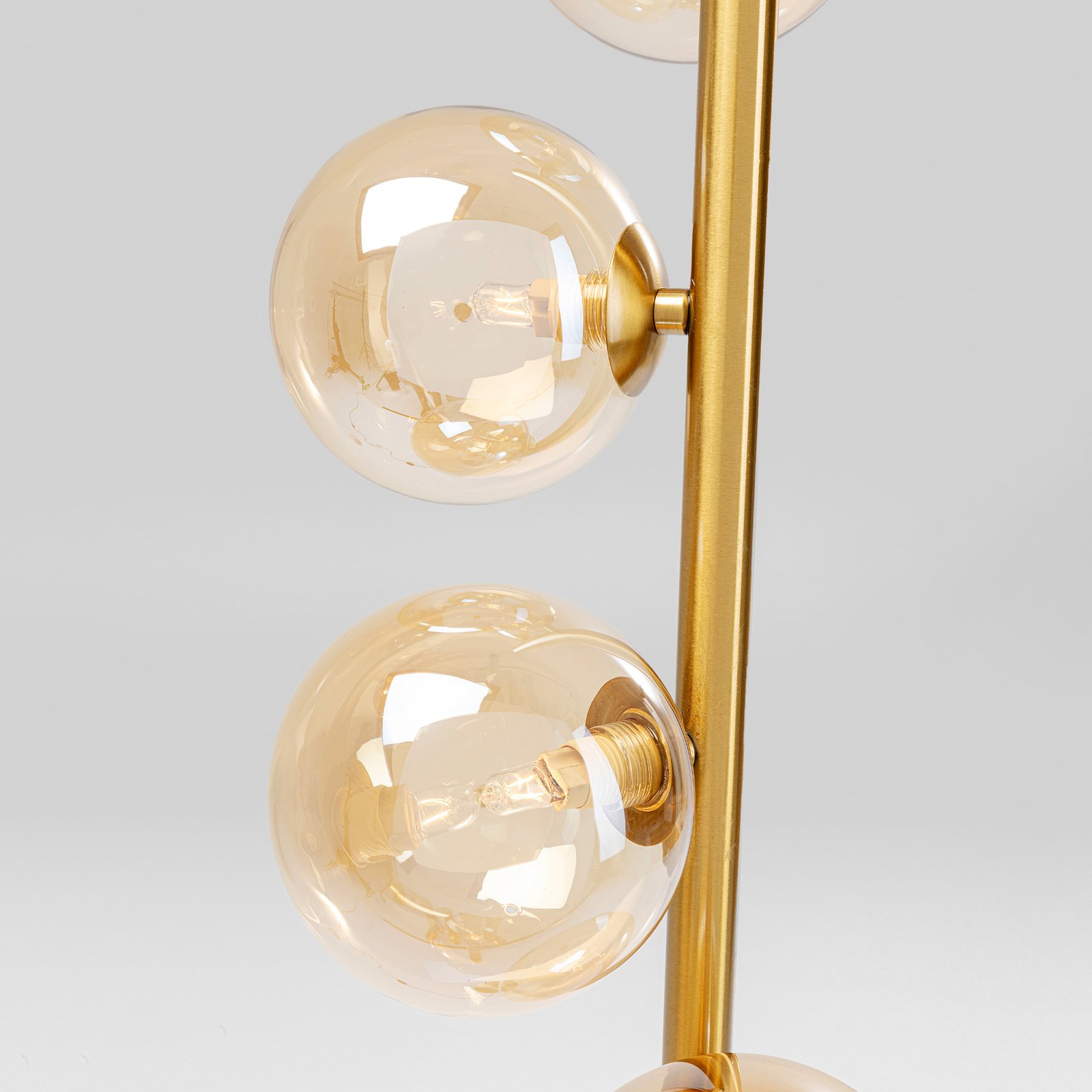 Lámpara de pie KAREN Scala Balls, 6 luces, dorada