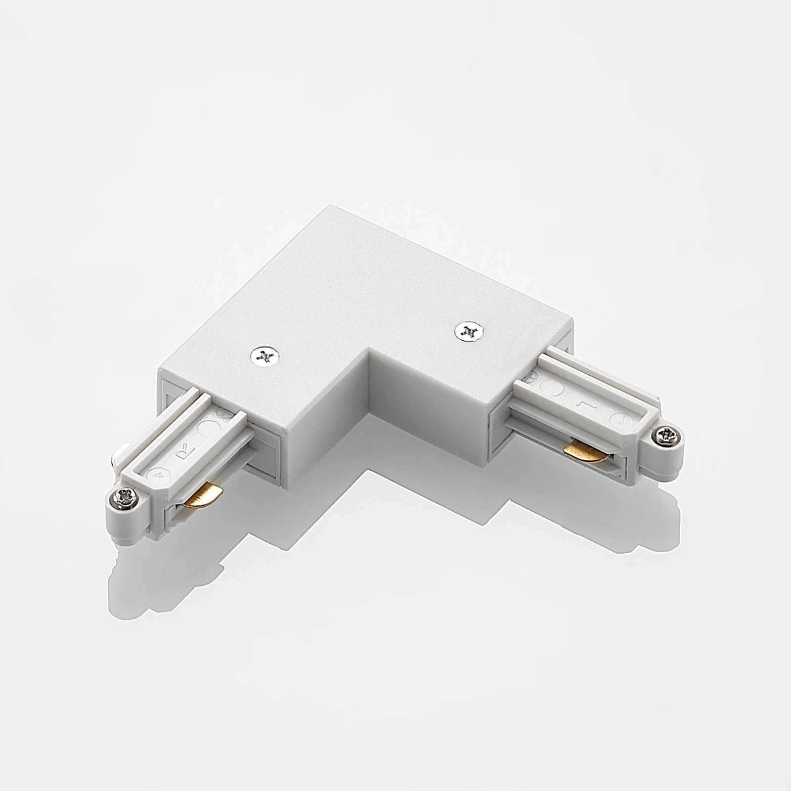 Linaro Track Hoek Connector Wit - Lindby