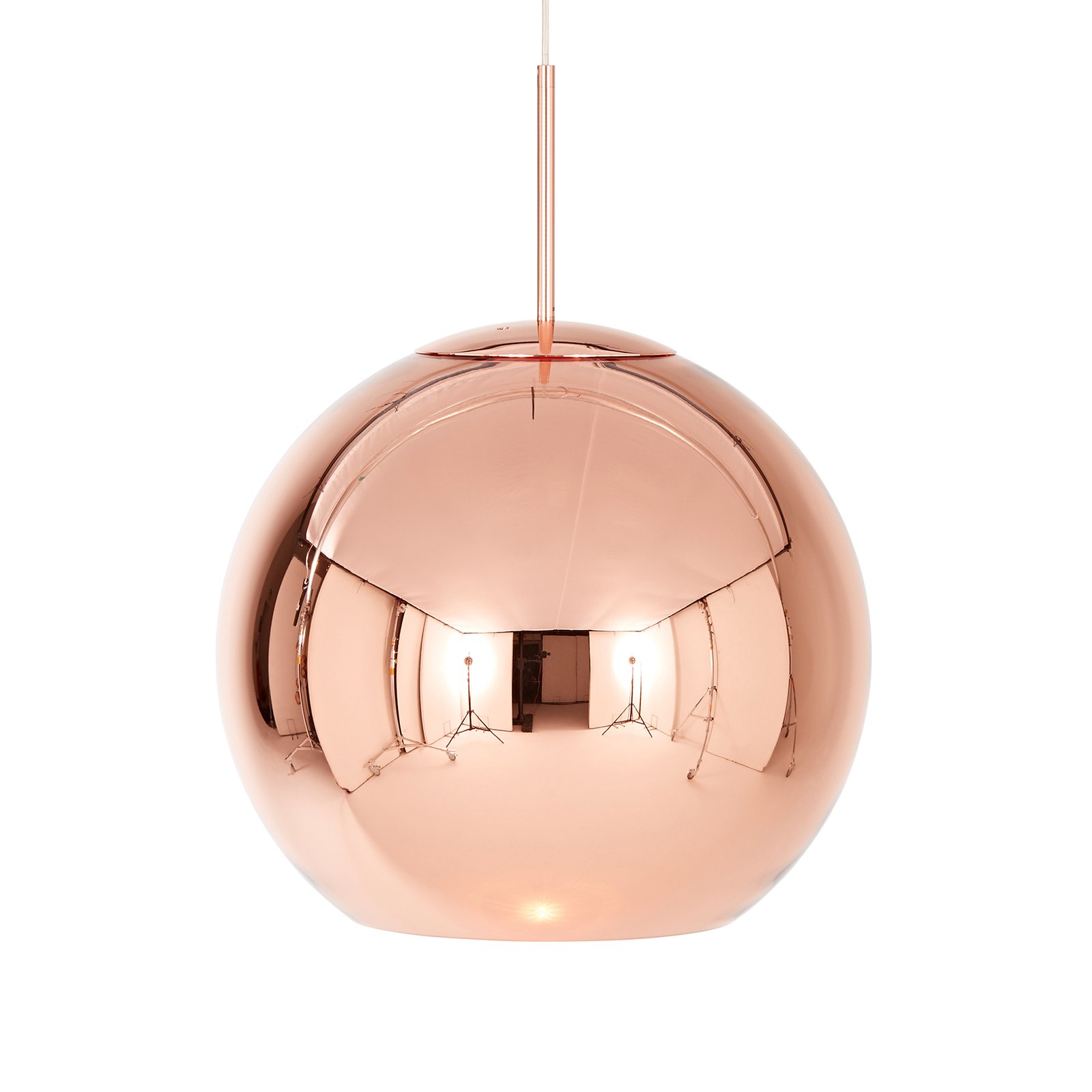 Tom Dixon Copper Round candeeiro de suspensão Ø 45 cm cobre