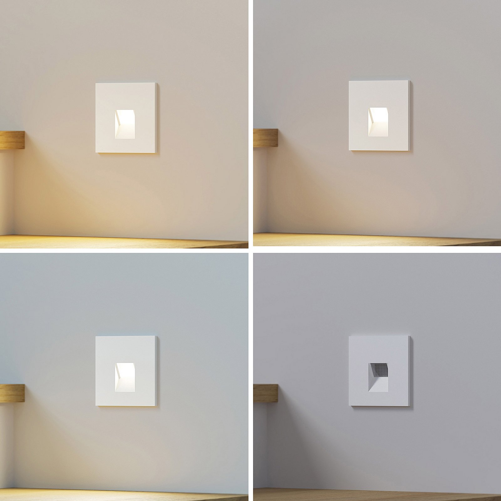 Vexi LED Applique da Incasso a Parete H7,5 White - Arcchio