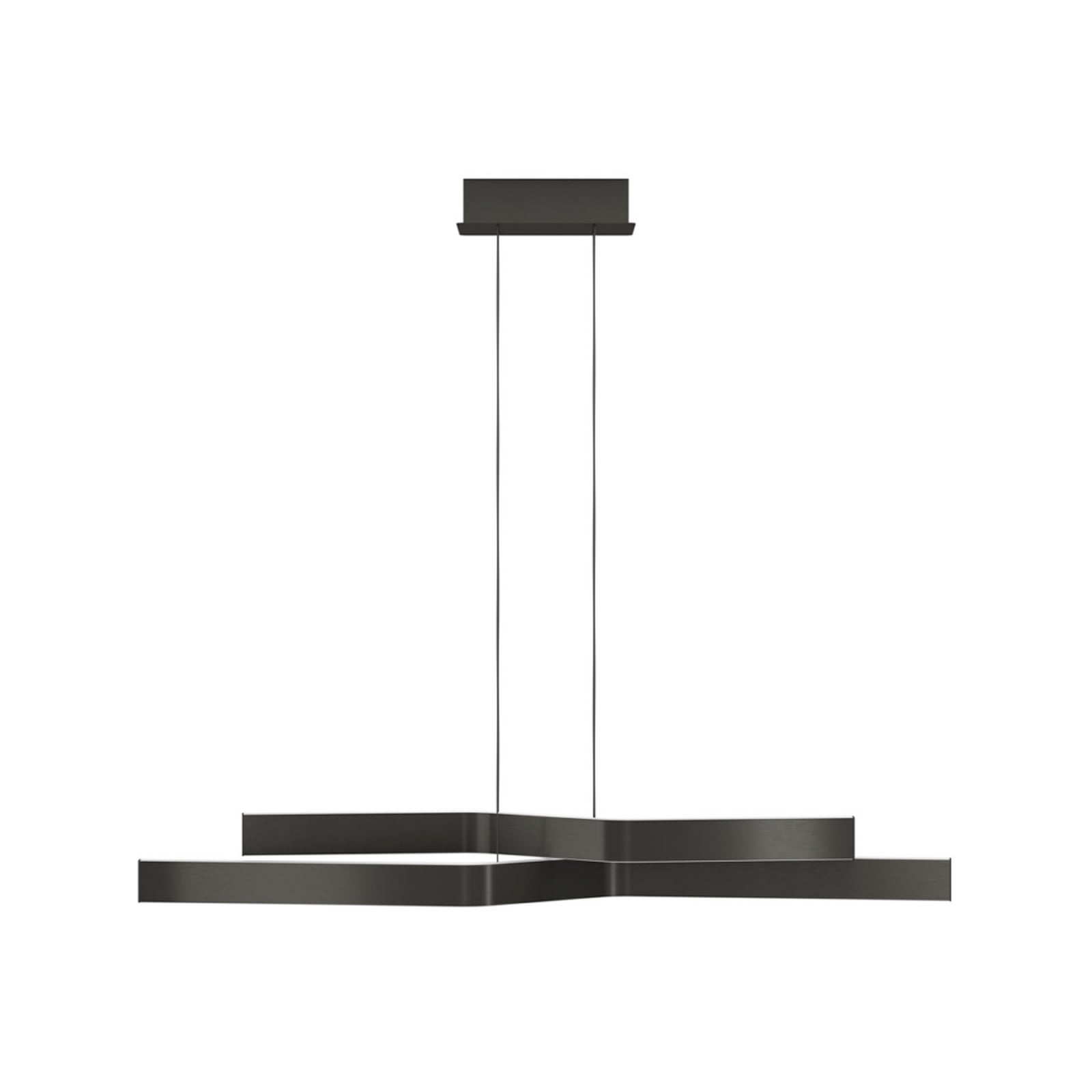 EGLO LED hanglamp PLAYITAS, zwart, 120 cm, 2-lamps, CCT EGLO LED hanglamp PLAYITAS, zwart, 120 cm, 2-lamps, CCT