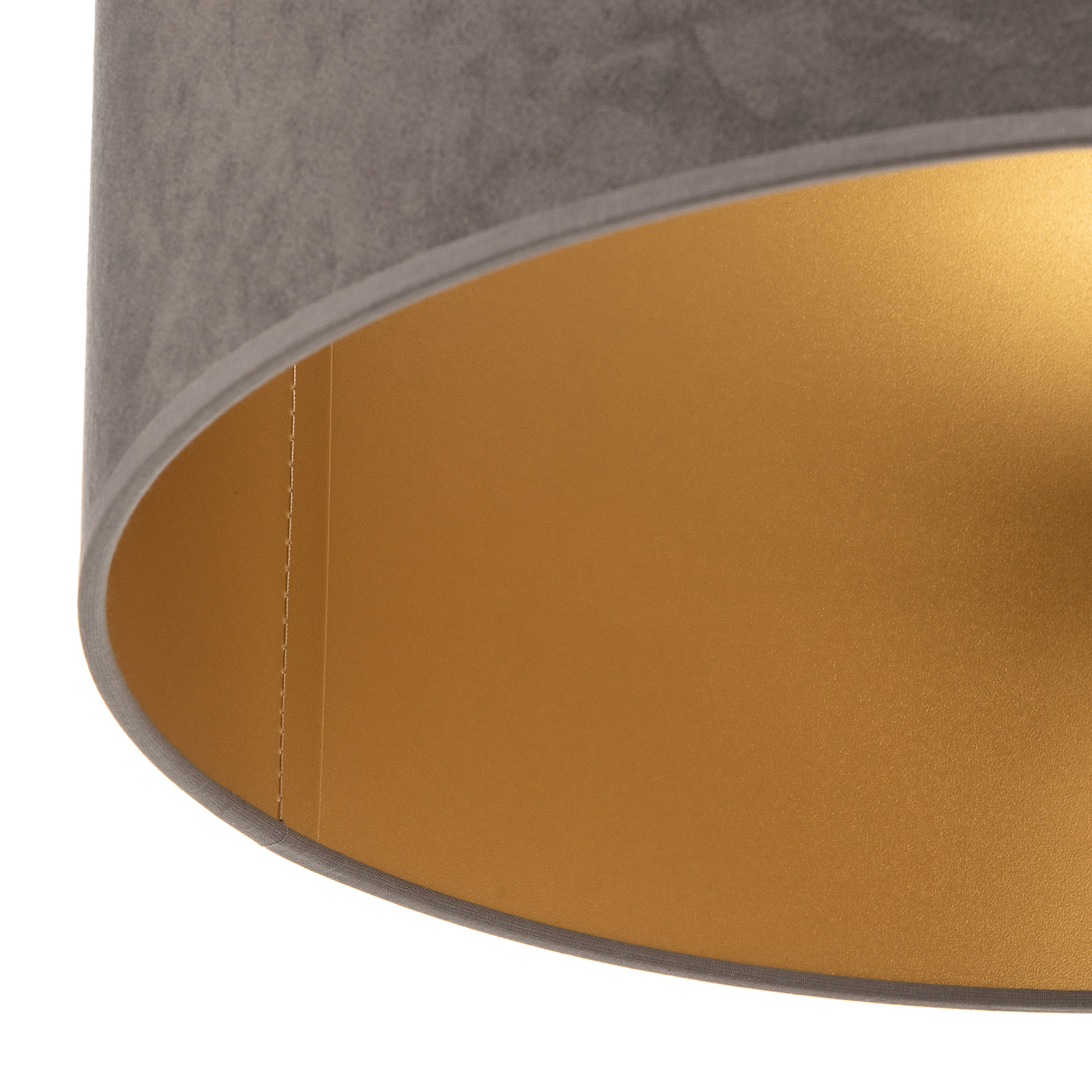 Lampa sufitowa Golden Roller Ø 40 cm szara/złota