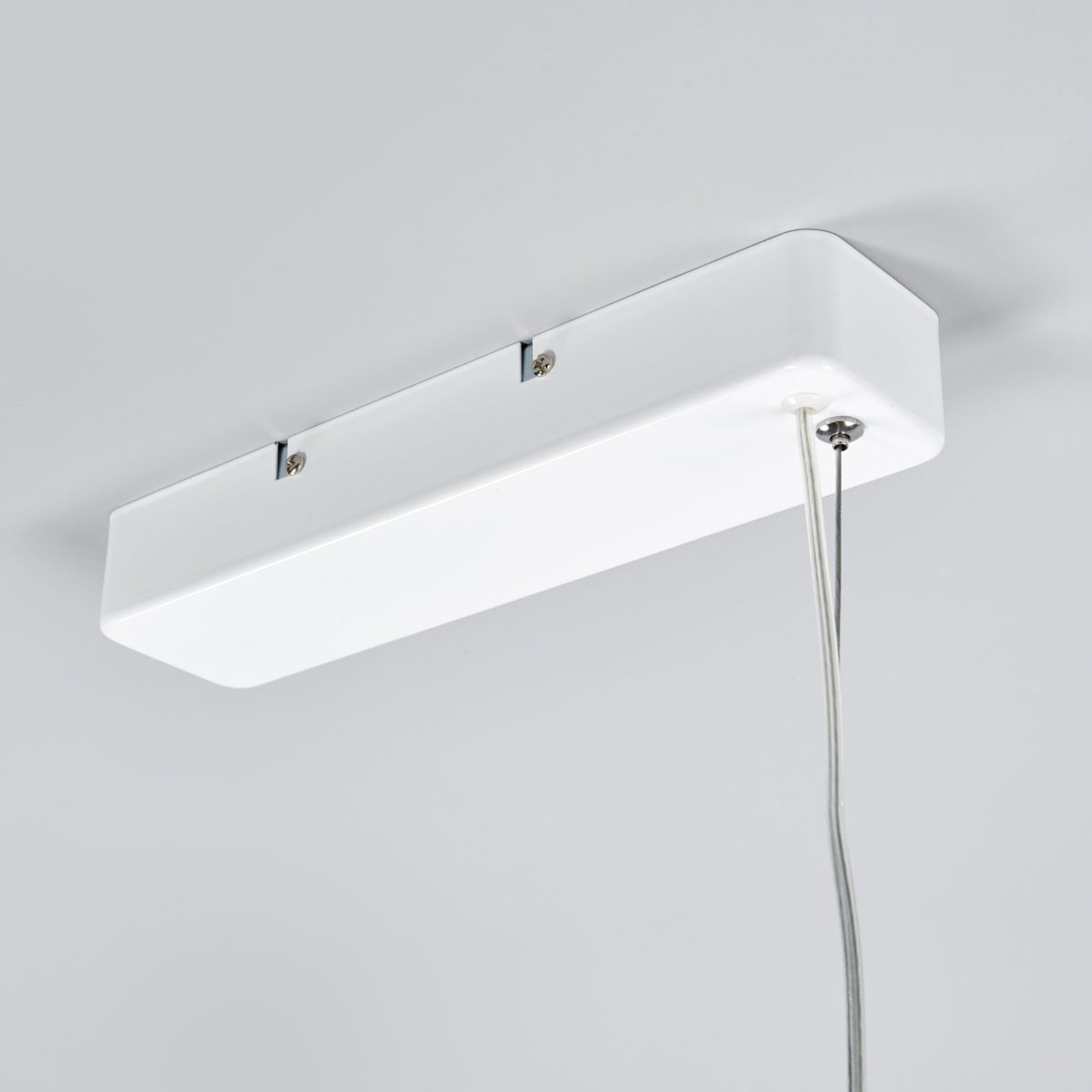 Arcchio LED irodai függesztett lámpa Samu, fel/le, dimmelhető, alumínium
