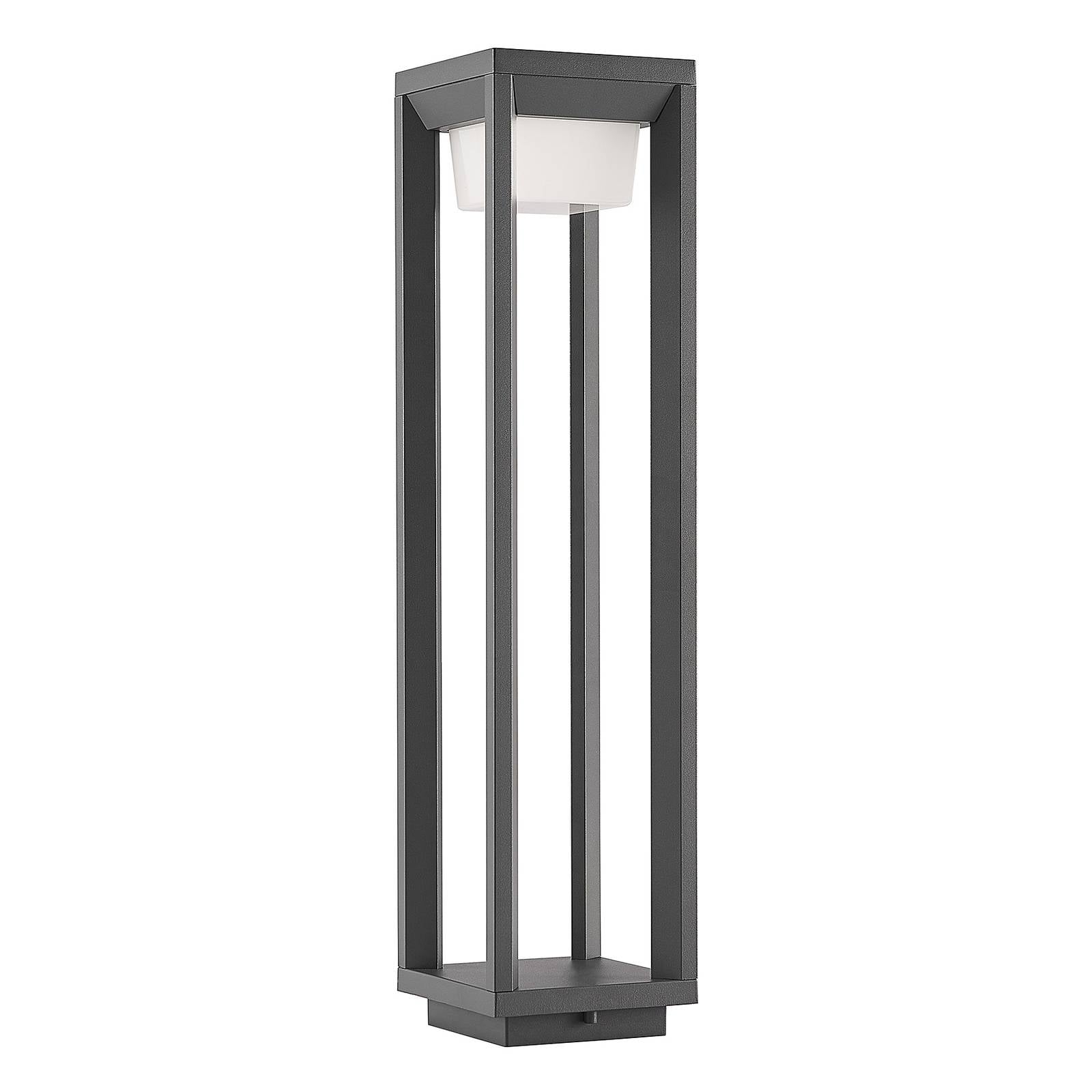 Prios LED-Wegeleuchte Gamion, 60 cm, anthrazit, Metall, IP54
