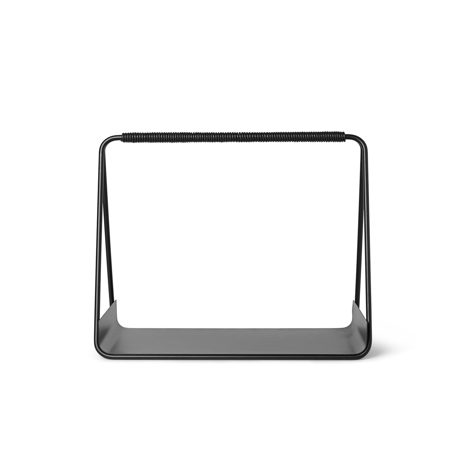 ferm LIVING puidust korv Port, must, raud, laius 50 cm