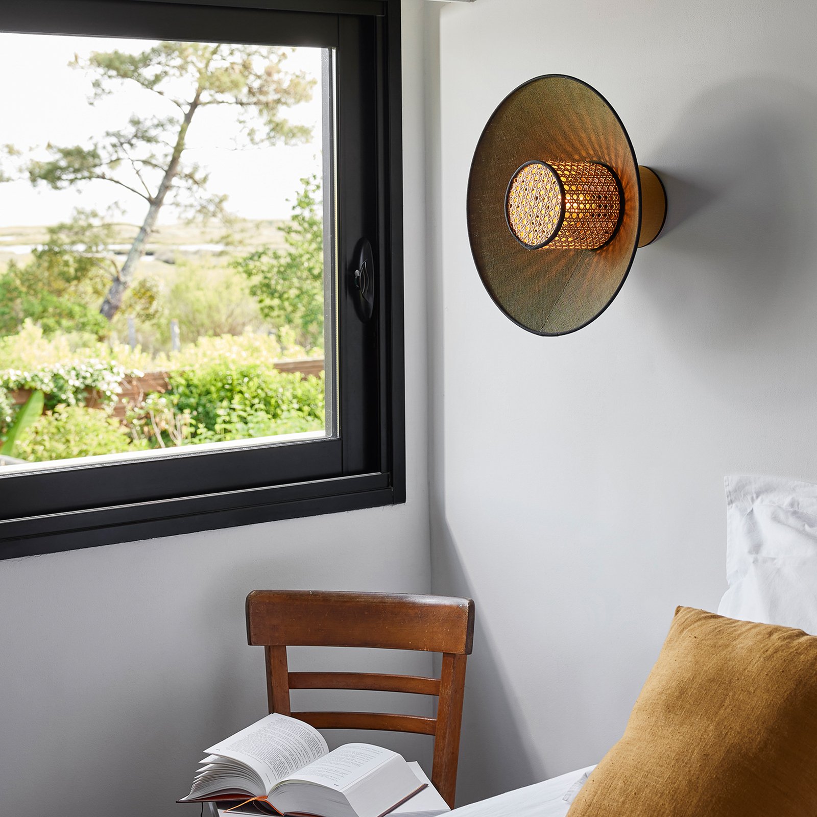 Singapour Wandleuchte, khaki/curry - MARKET SET Singapour Wandleuchte, khaki/curry - MARKET SET