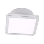 LightMe Aqua Uno ceiling light, 11x11cm, silver leaf, IP44