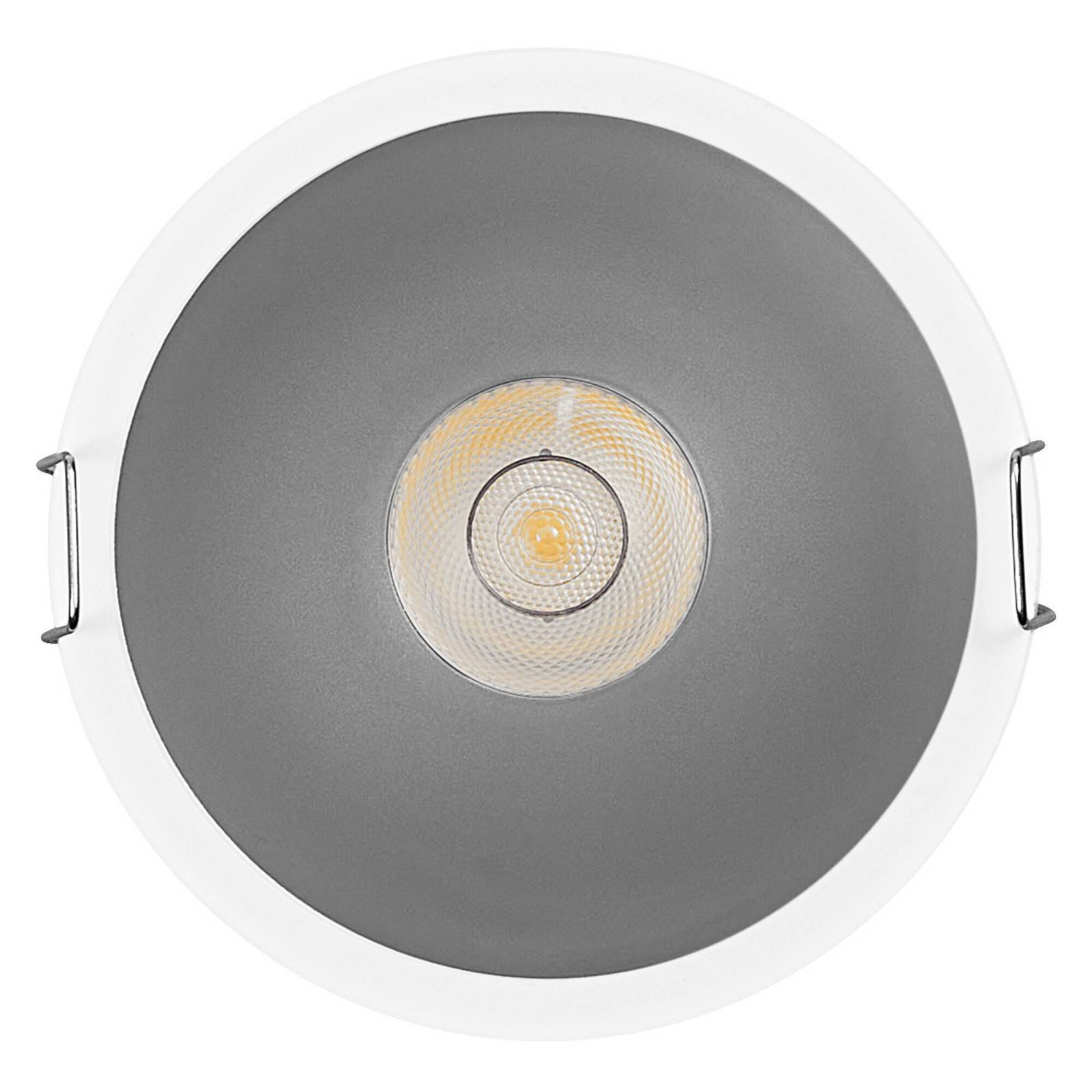 Spot wpuszczany LED OSRAM TWIST, biały/srebrny, 840 Ø 9,3 cm metal