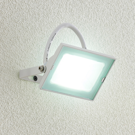 Lindby Aine LED-Außenspot weiß 7,7 cm