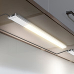 LED meubelverlichting Kniff zilver, lengte 57,5 cm, 3.000 K