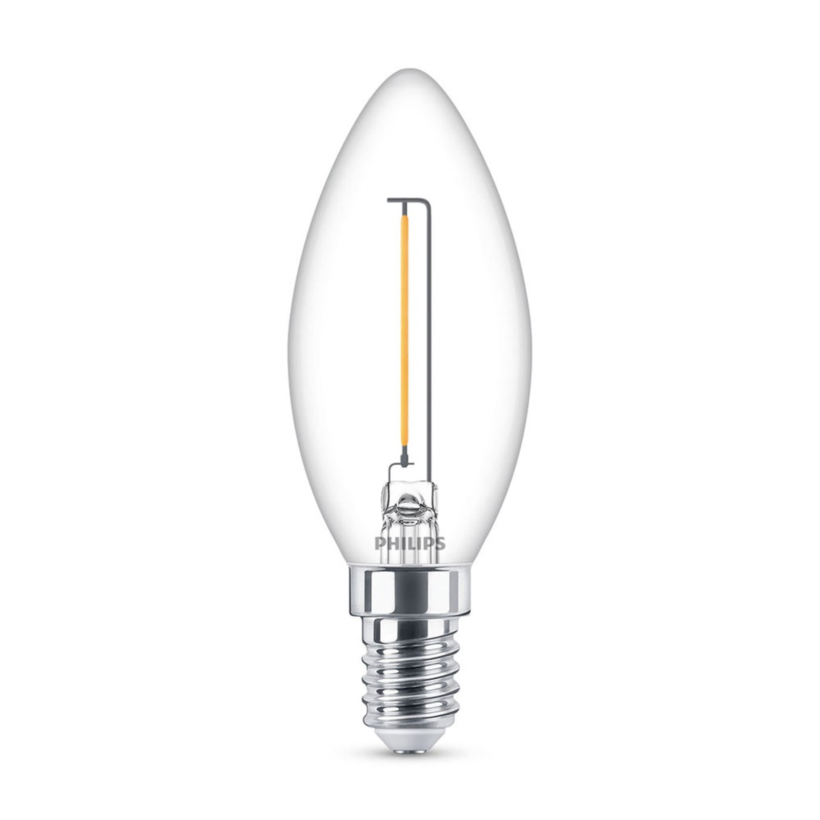 Philips LED Classic Kerzenlampe E14 B35 1,4W klar