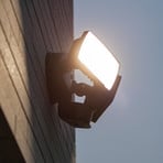 CHIMERA LED-érzékelős kültéri falikar, fekete, 2 izzós, IP54