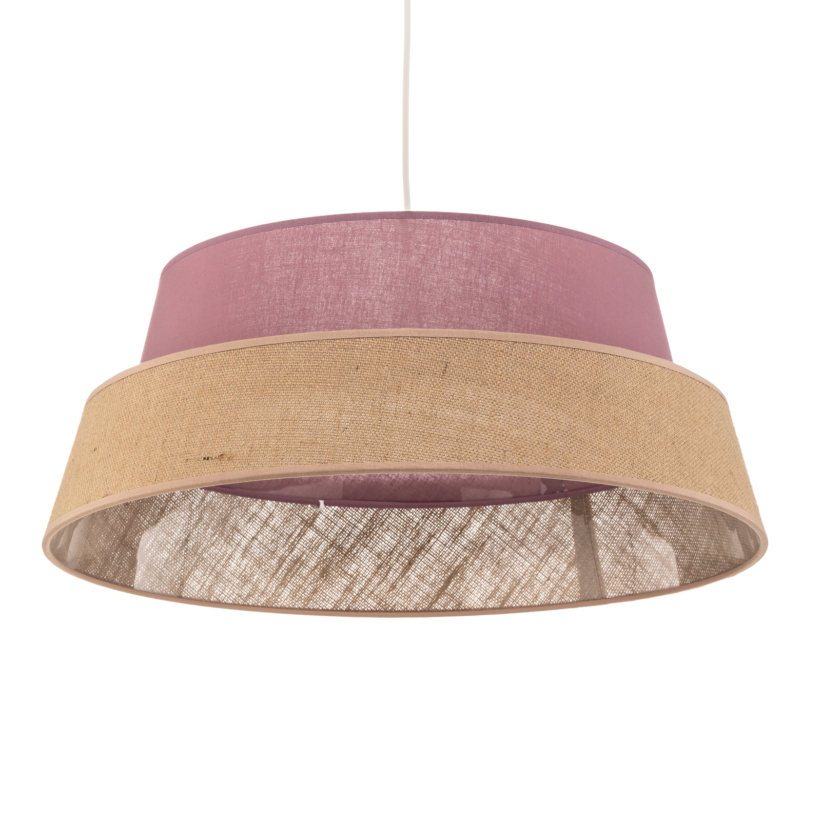 Lampa wisząca Galaxy Soft Nature, różowa/brązowa