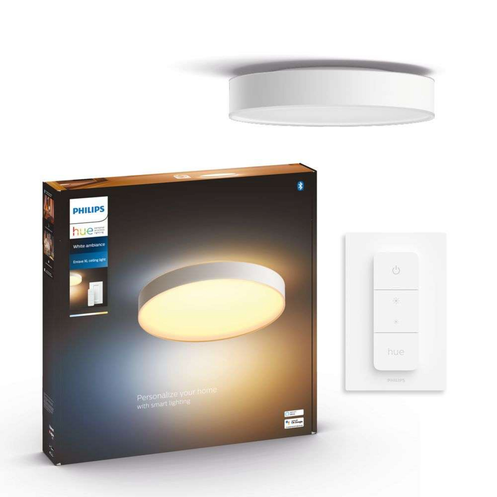 Hue Enrave XL Plafonieră White Amb. White - Philips Hue