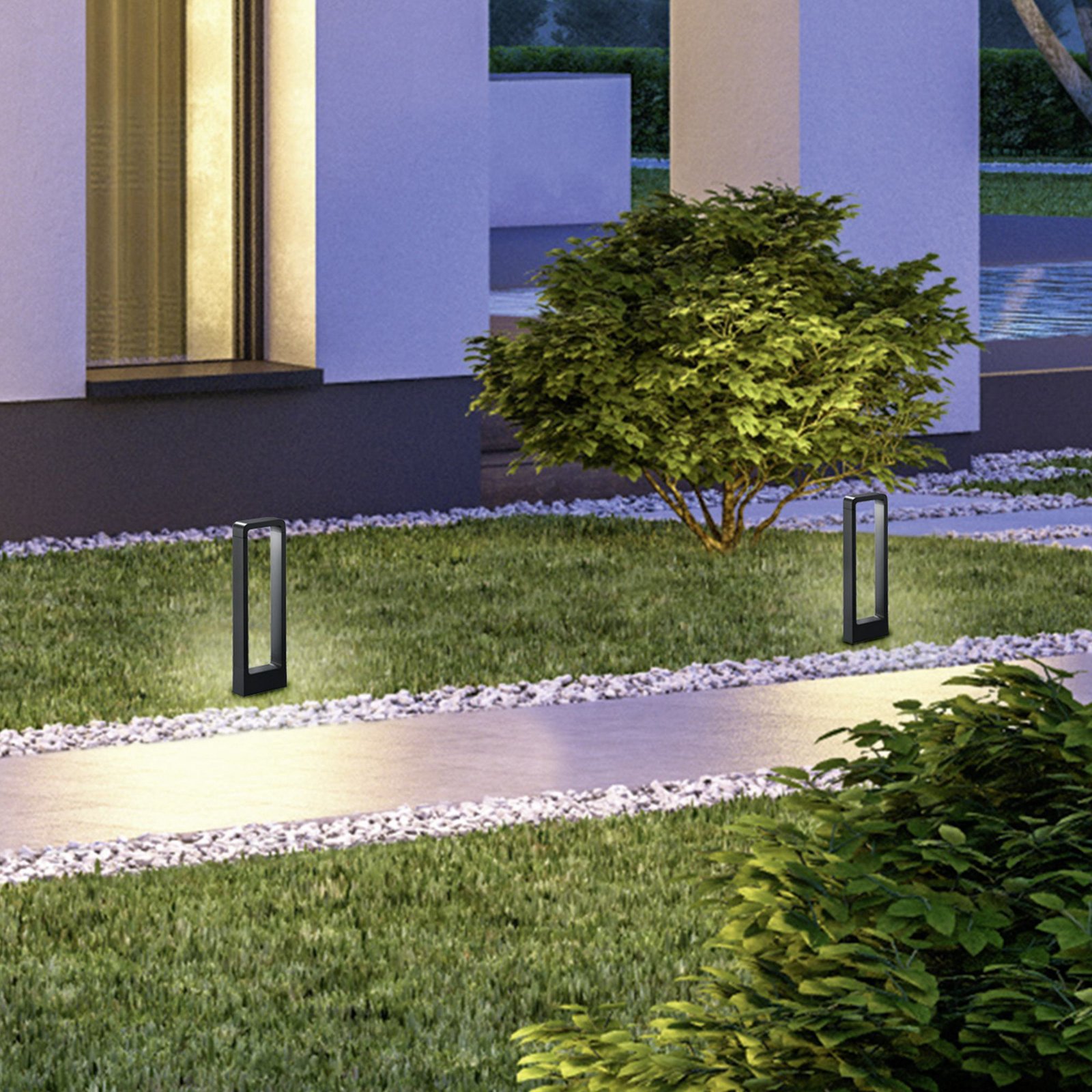 LED осветление за пътеки RENO, антрацит, височина 50 cm, метал, IP54 LED осветление за пътеки RENO, антрацит, височина 50 cm, метал, IP54