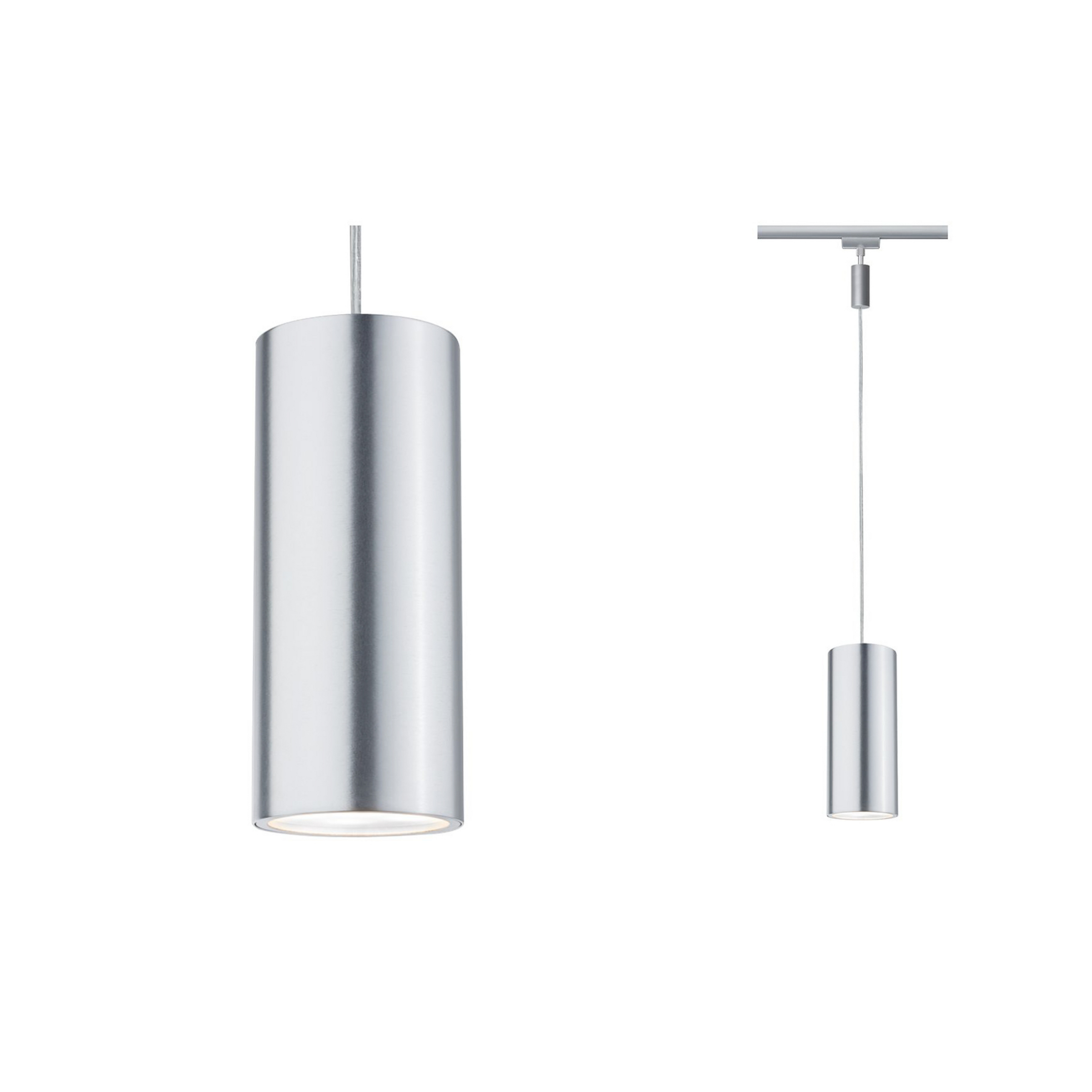 Paulmann URail Barrel lampa wisząca LED, chrom