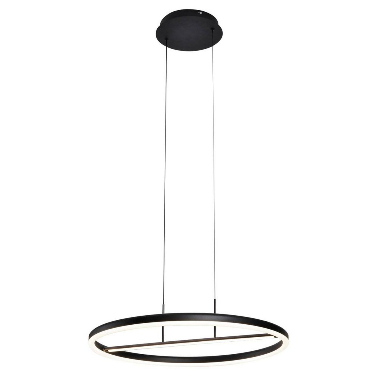 Virvera LED Lustră Pendul Black - Lucande