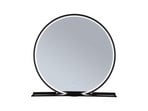 Miro LED Illuminated Mirror TW IP44 Amb. Mirror/Matt Černá - Paulmann