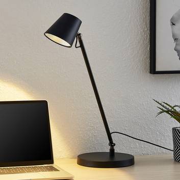 Lucande Kenala LED bureaulamp, zwart