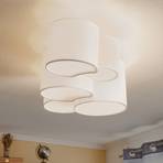 5-bulb Mona ceiling light, white