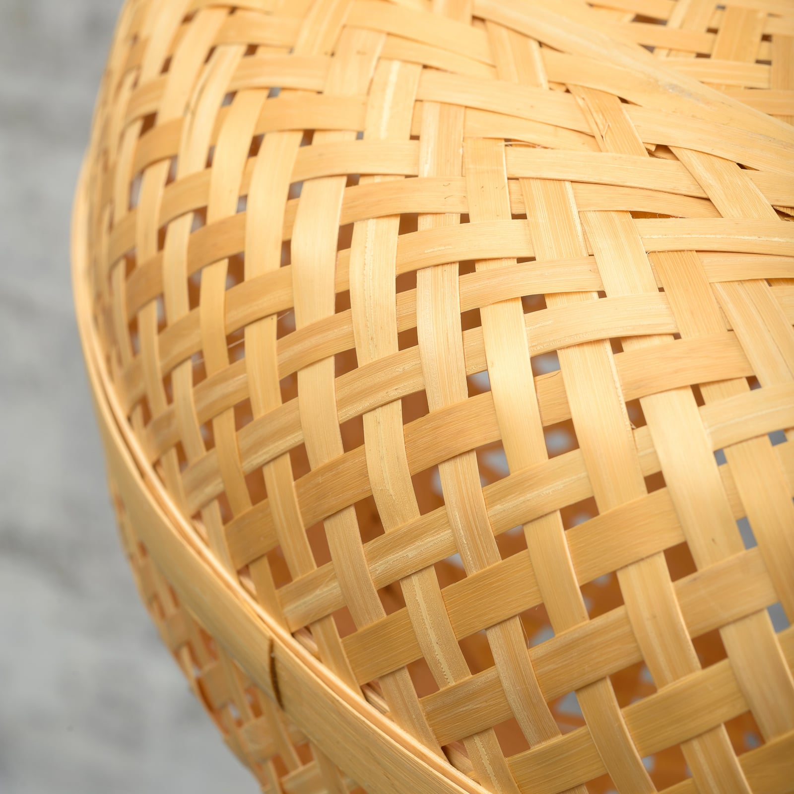 GOOD & MOJO Candeeiro suspenso Palawan, natural, Ø 40 cm, bambu, E27 GOOD & MOJO Candeeiro suspenso Palawan, natural, Ø 40 cm, bambu, E27